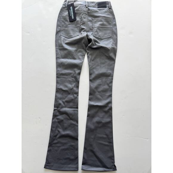 SERENEDE Steel Stacked Slim Jeans Gray Distressed Men’s Size 28 Streetwear NWT! - Picture 2 of 4